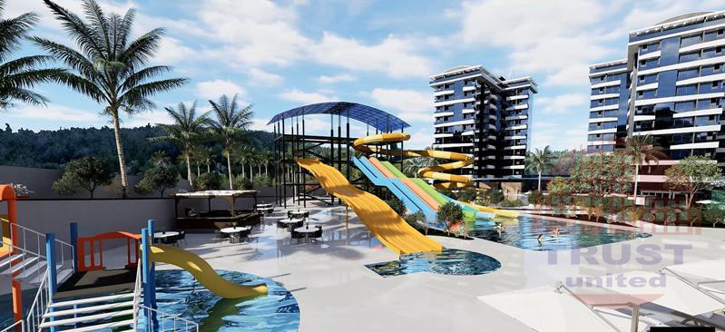 Luxury resort complex in Avsallar, Alanya.