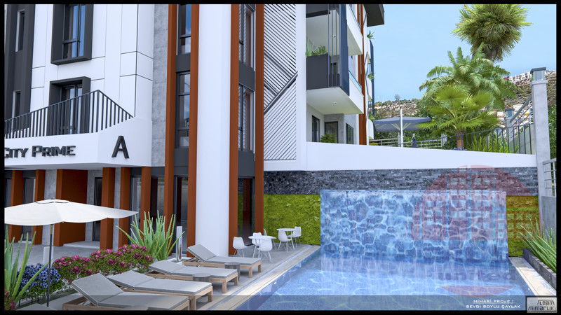 Modern urban residence in Alanya Center