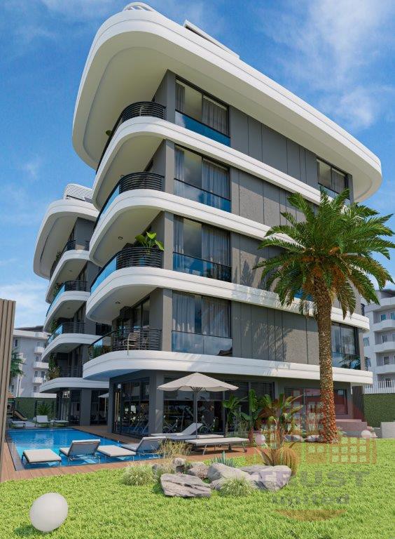 Premium quality cozy residence in a walking distance from the sea in Oba, Alanya.