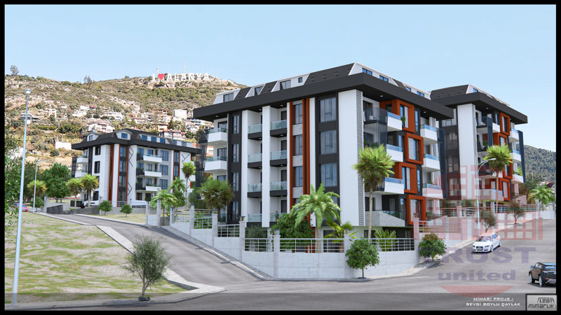 Modern urban residence in Alanya Center