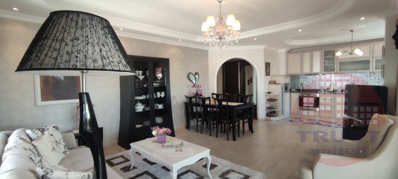 Fully furnished 2+1 apartment at Panorama Garden residential complex in Cikcilli