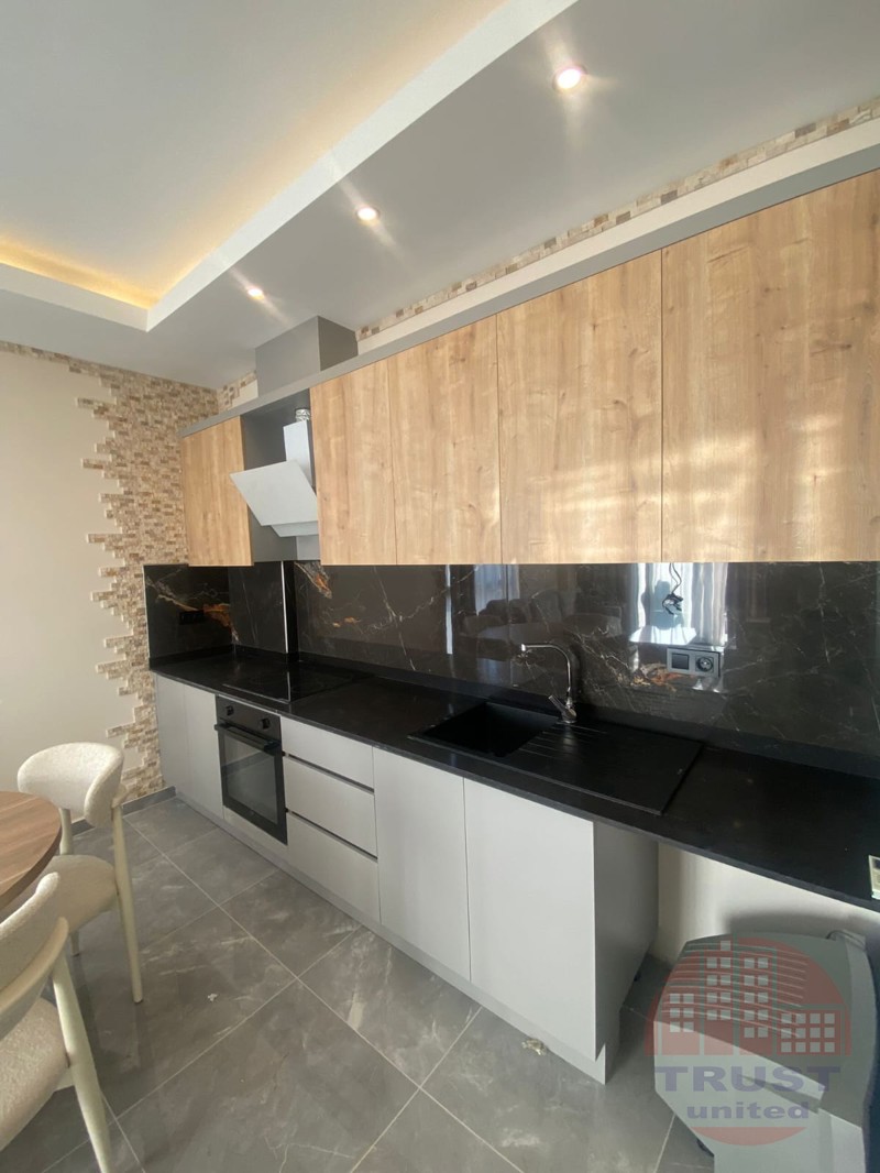 Exclusive 2+1 furnished apartment with sea views in Avsallar, Alanya