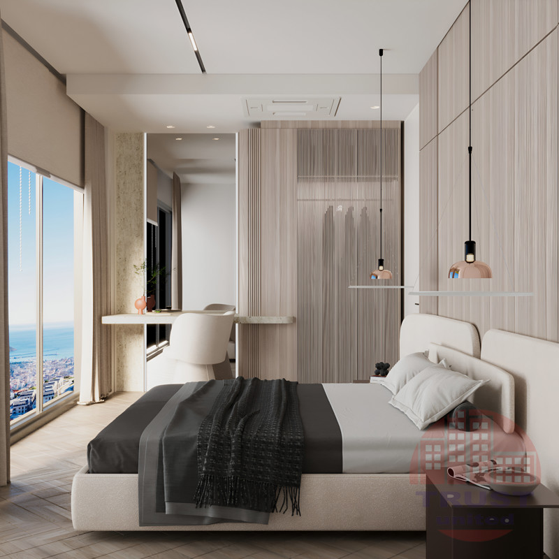 Deluxe villas with charming sea and Alanya castle views
