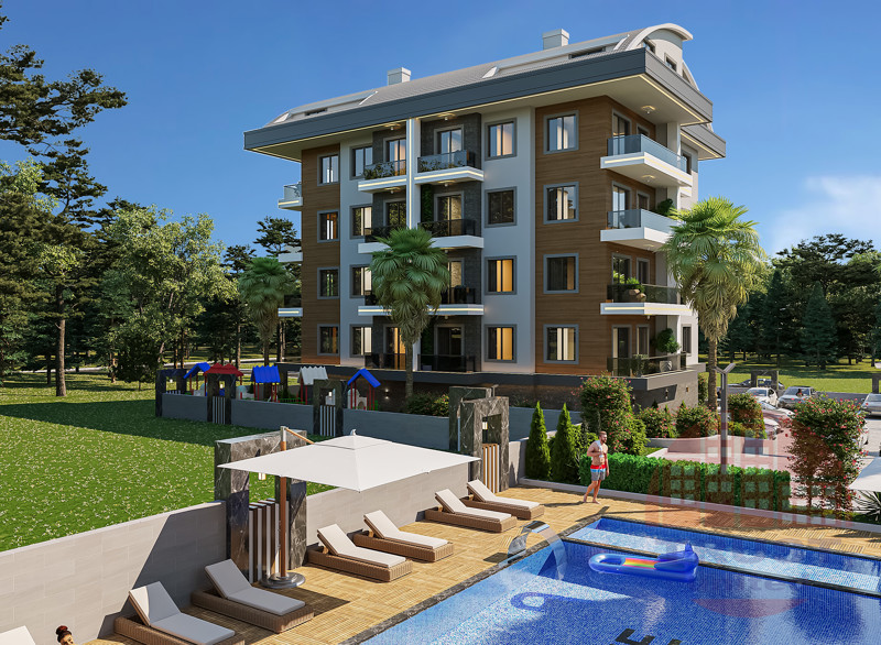 Modern project in university district of Alanya, Kestel