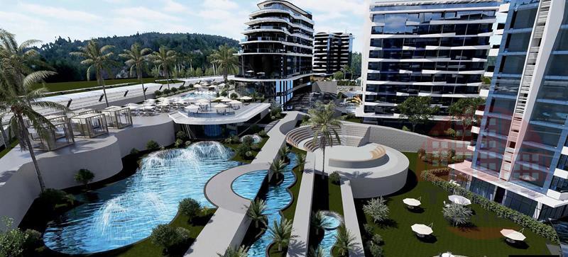Luxury resort complex in Avsallar, Alanya.