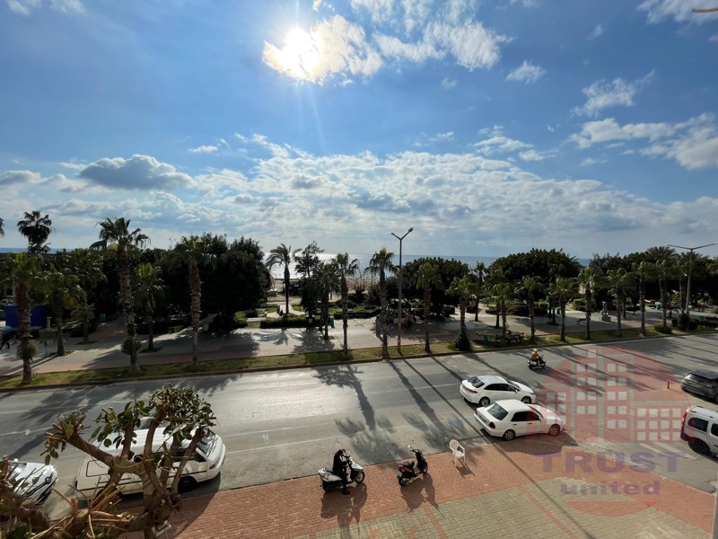 Prime seafront 3+1 apartment in historic Alanya center