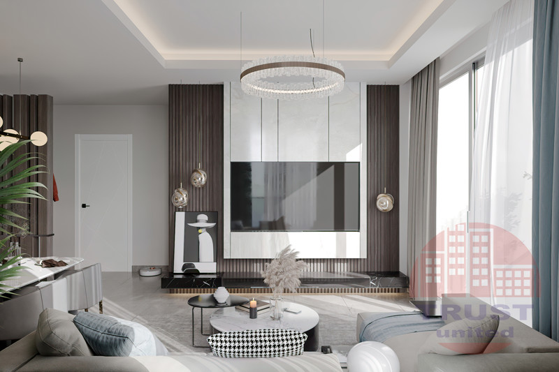 Royal apartments in deluxe residential complex in Kargicak, Alanya