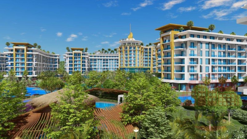 Premium 1+1 apartment for sale in Azura World, Alanya