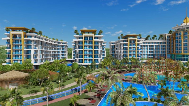 Premium 1+1 apartment for sale in Azura World, Alanya