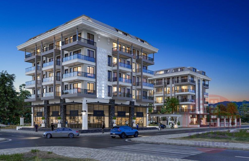 Prime-quality beachfront apartments in Kargicak, Alanya