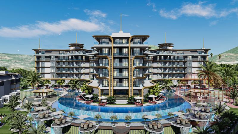 Premium unique residential complex in Kestel, Alanya