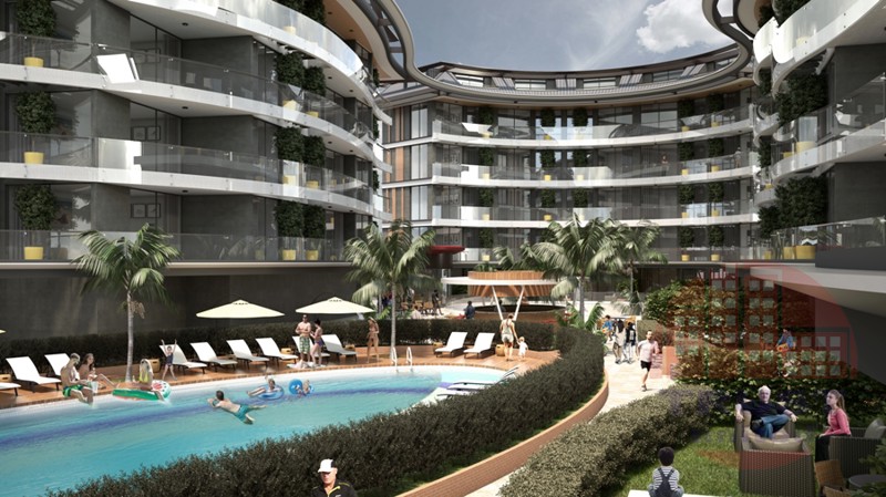 Magnificent residential complex in a few steps from the beach in Oba