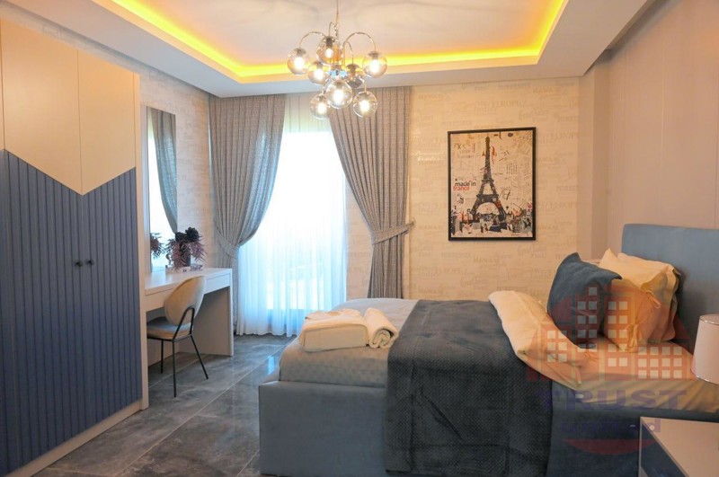 Magnificent 5+2 villa for Turkish citizenship in Kızılcaşehir's elite and green district of Alanya