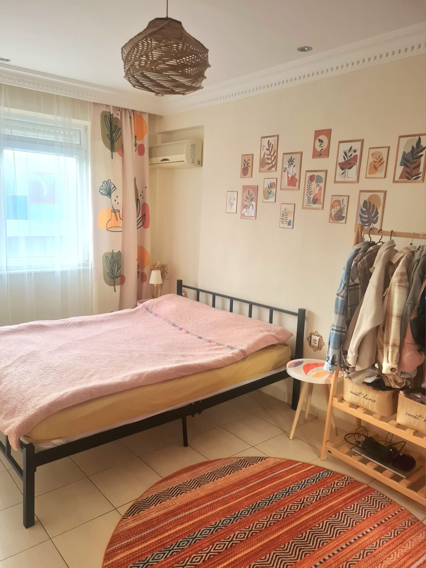 Furnished 2+1 apartment in the heart of Alanya near Cleopatra beach