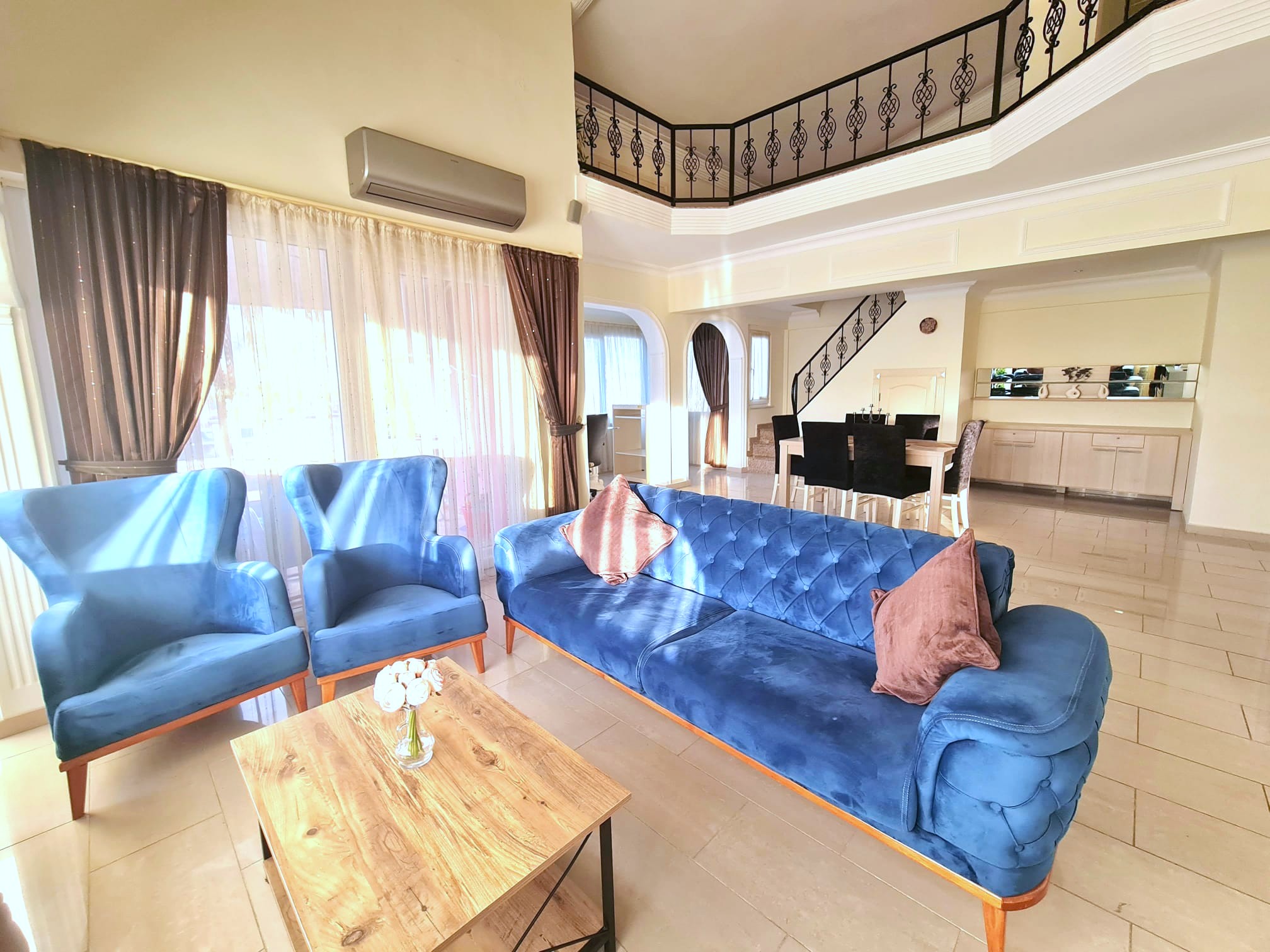 3+1 Duplex apartment in Alanya city center suitable for Citizenship
