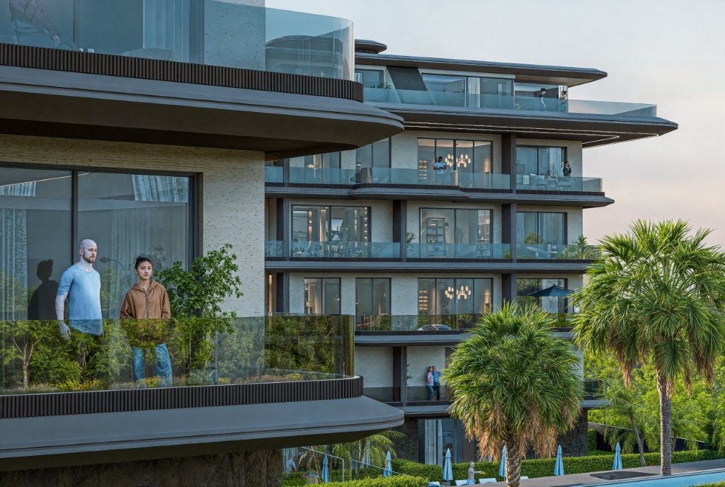 New sea view apartments in Kestel, Alanya