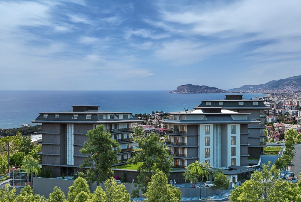 New sea view apartments in Kestel, Alanya