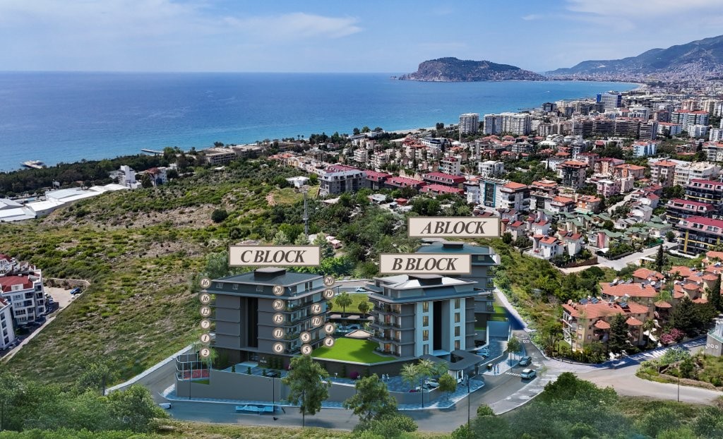New sea view apartments in Kestel, Alanya