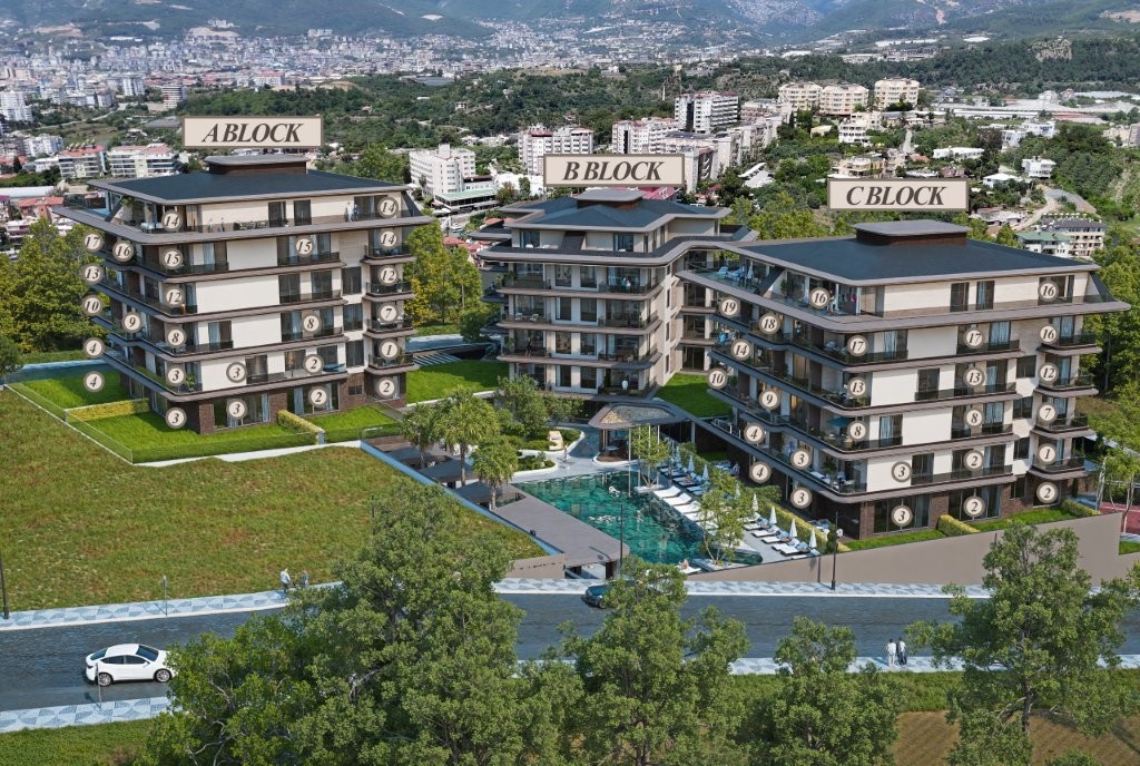 New sea view apartments in Kestel, Alanya