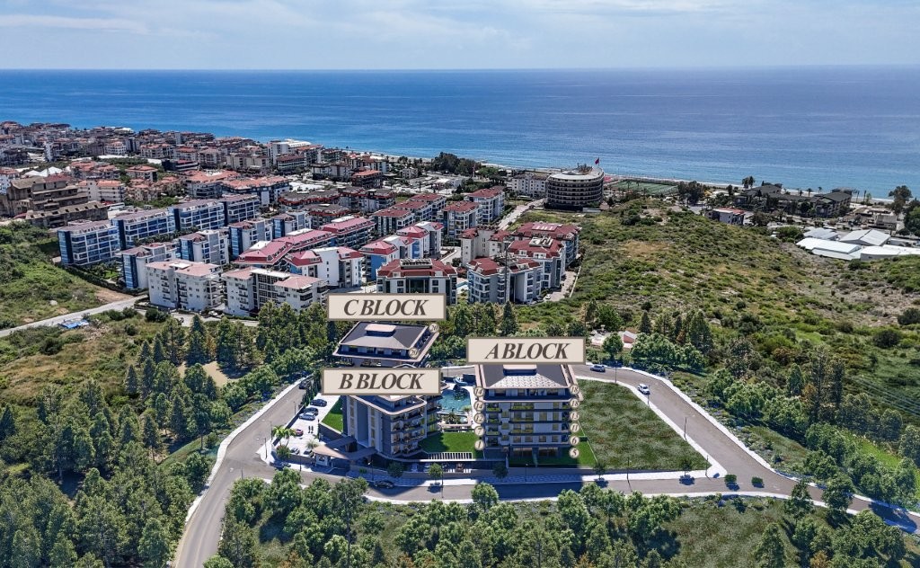 New sea view apartments in Kestel, Alanya
