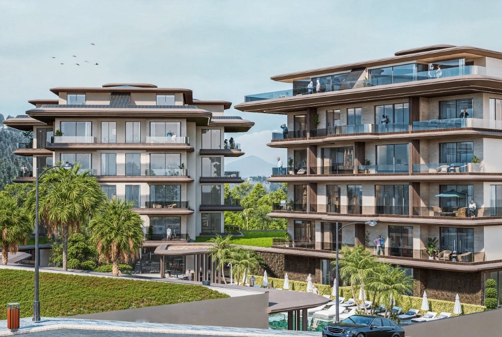 New sea view apartments in Kestel, Alanya